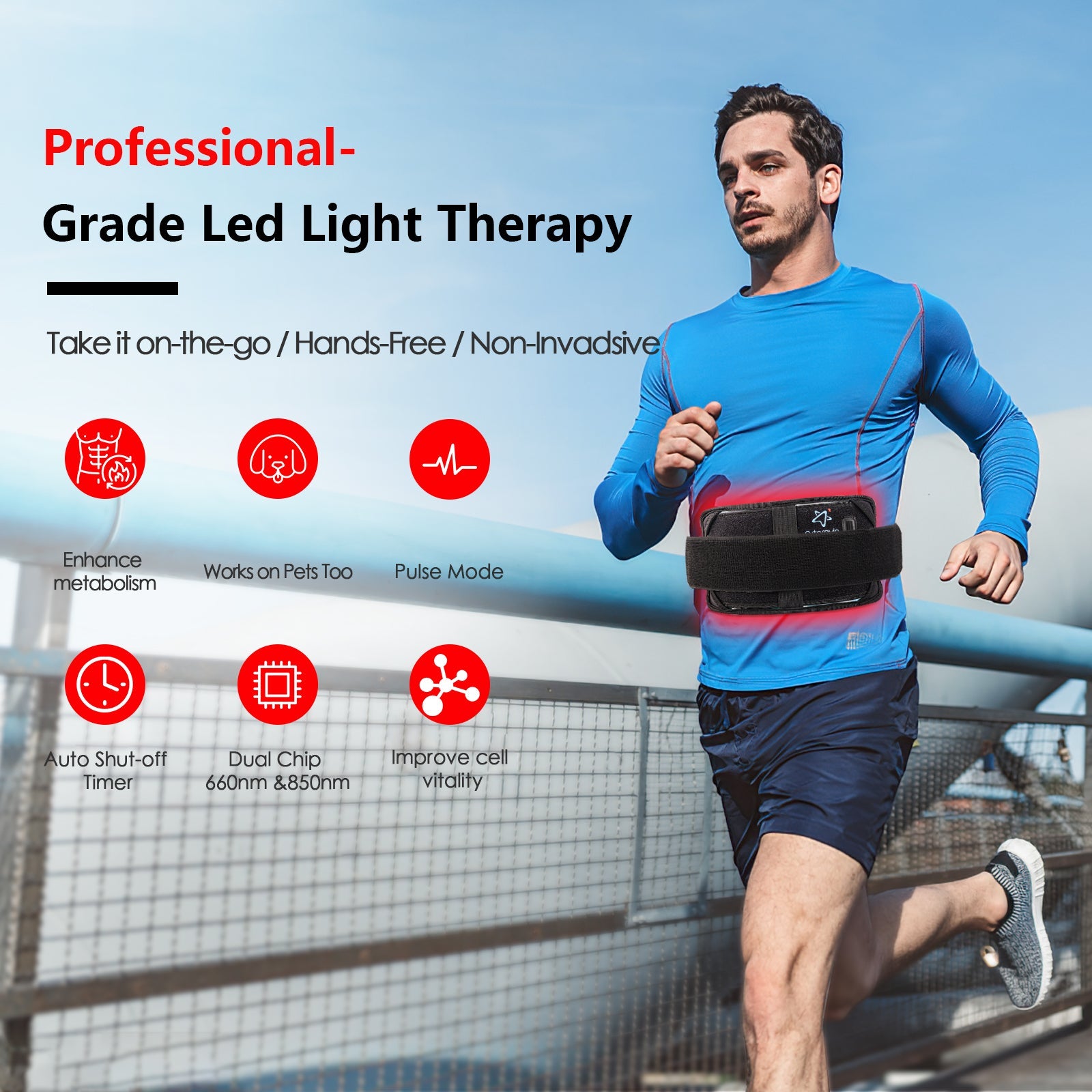 Revitalize with Astarexin Red Light Therapy Belt for a Pain-Free Back - Astarexin