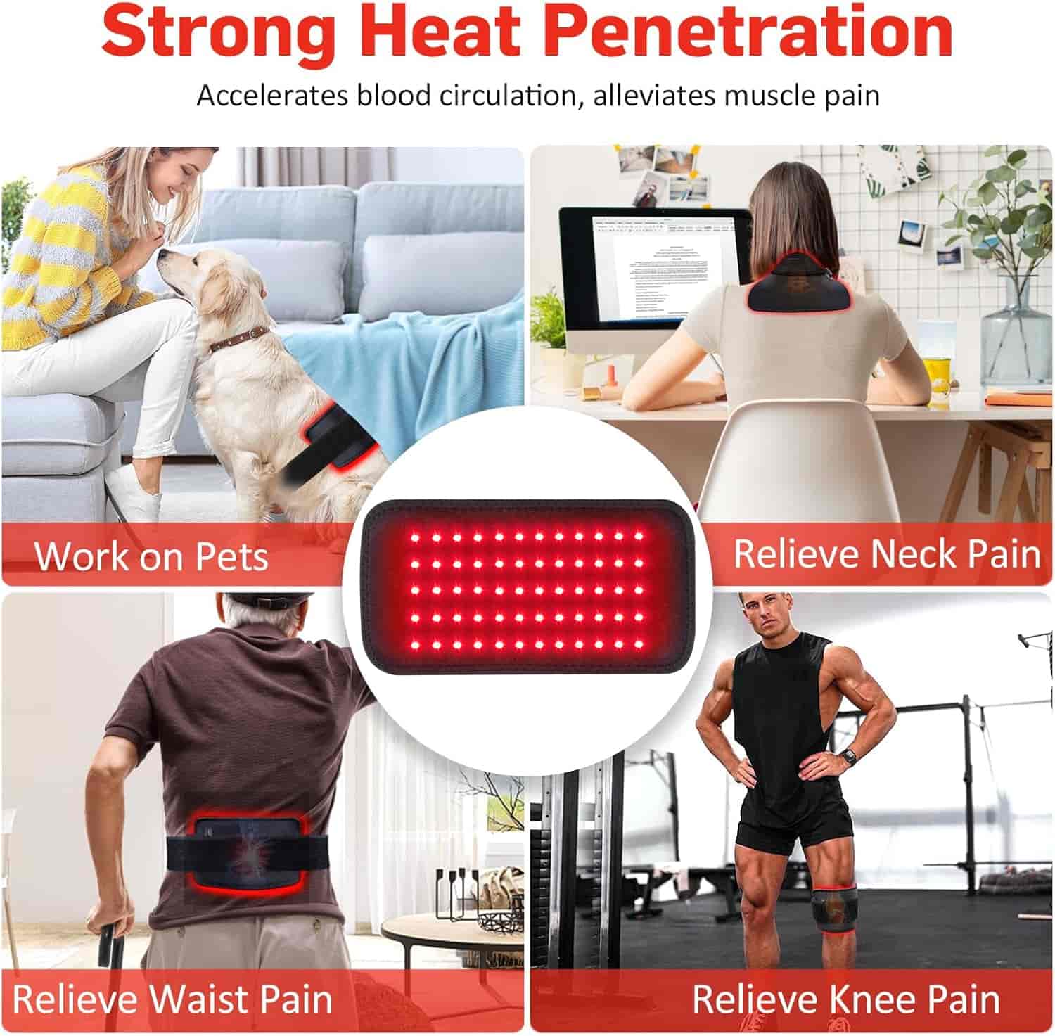 Astarexin Red Light Therapy Pad 60