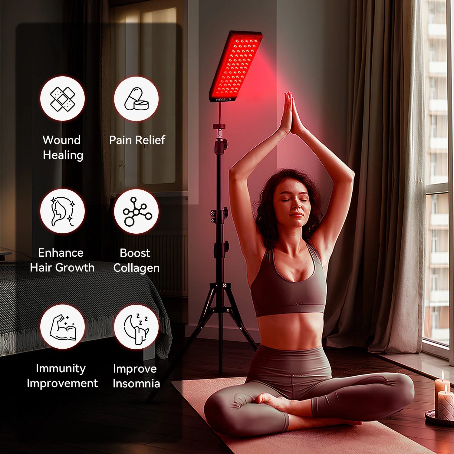 Astarexin Red and Infrared Light Therapy Lamp Z2 - Astarexin