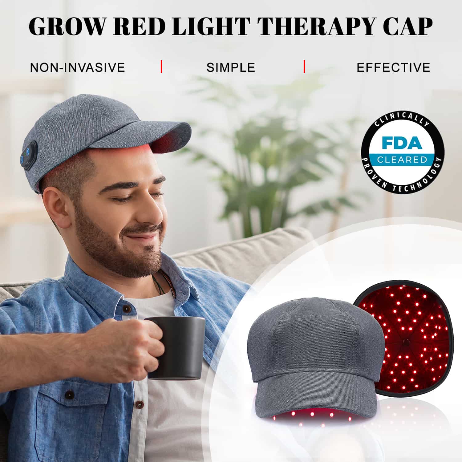 Astarexin Red Light Therapy Cap for Hair Loss Pro