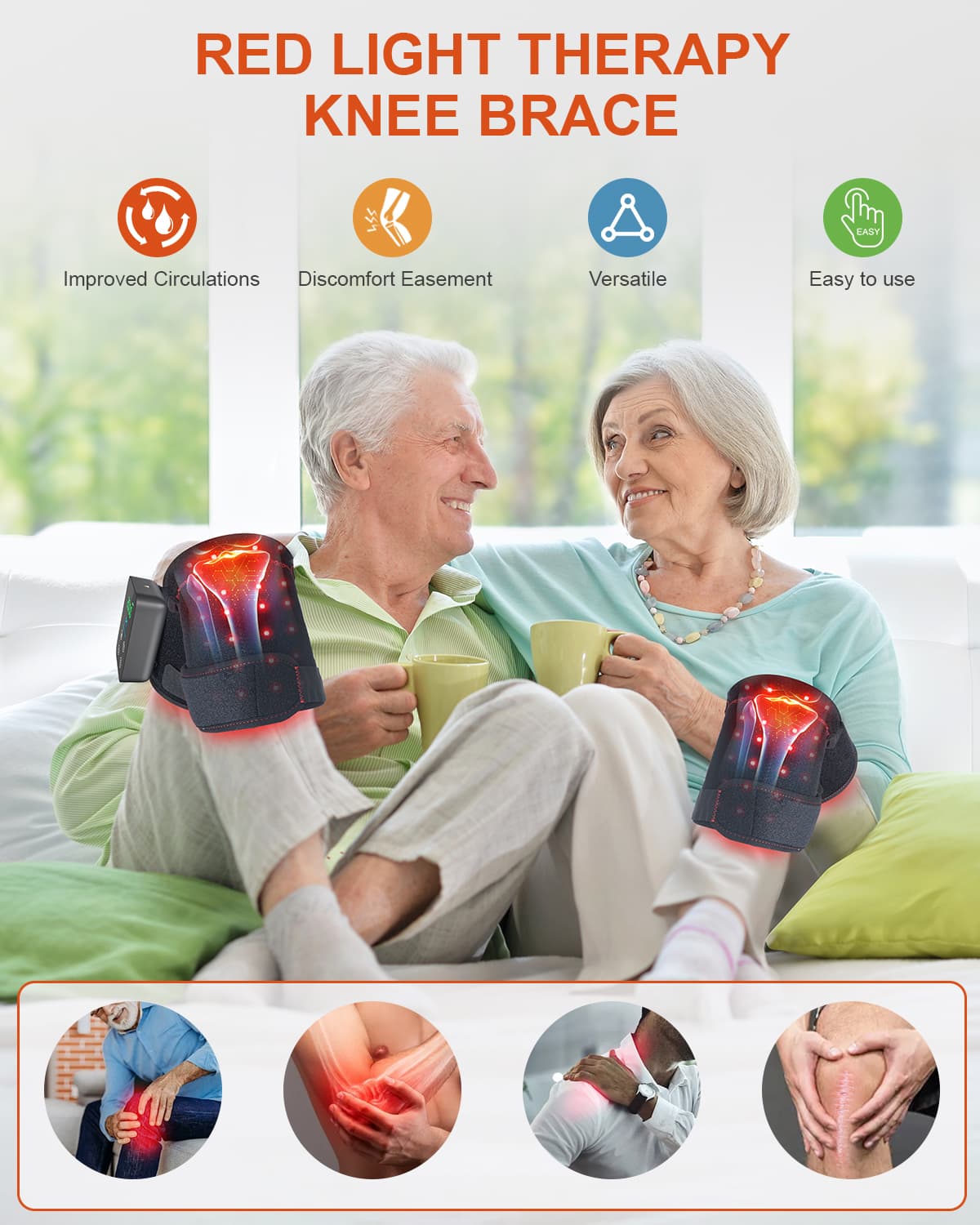 Astarexin Red Light Therapy Knee Pad