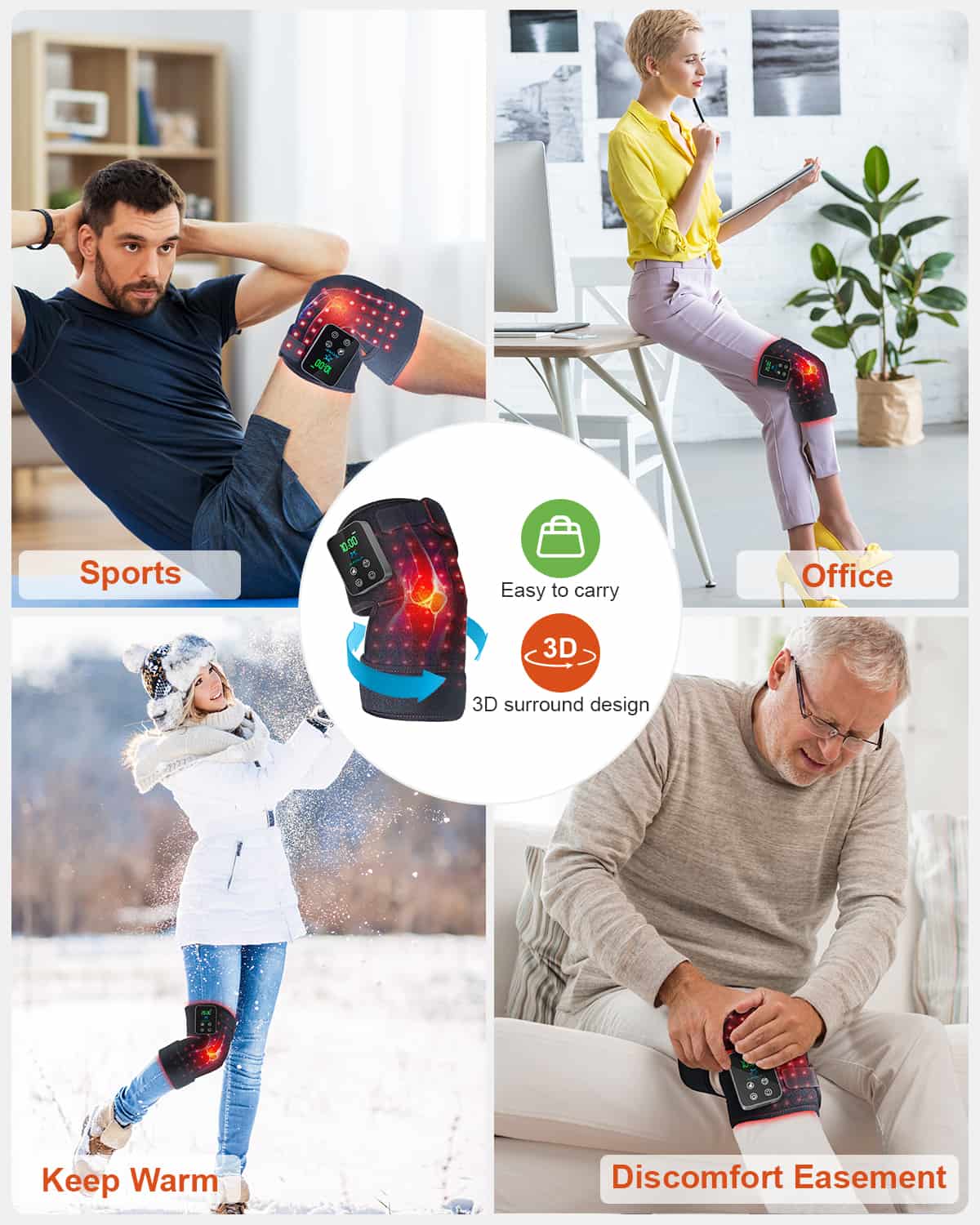 Astarexin Red Light Therapy Knee Pad