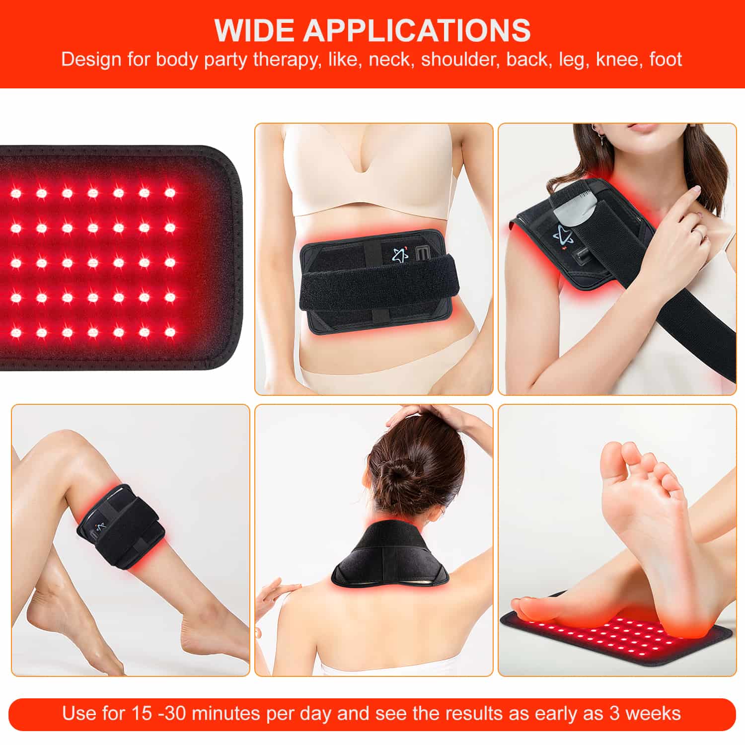 Astarexin Red Light Therapy Pad 60
