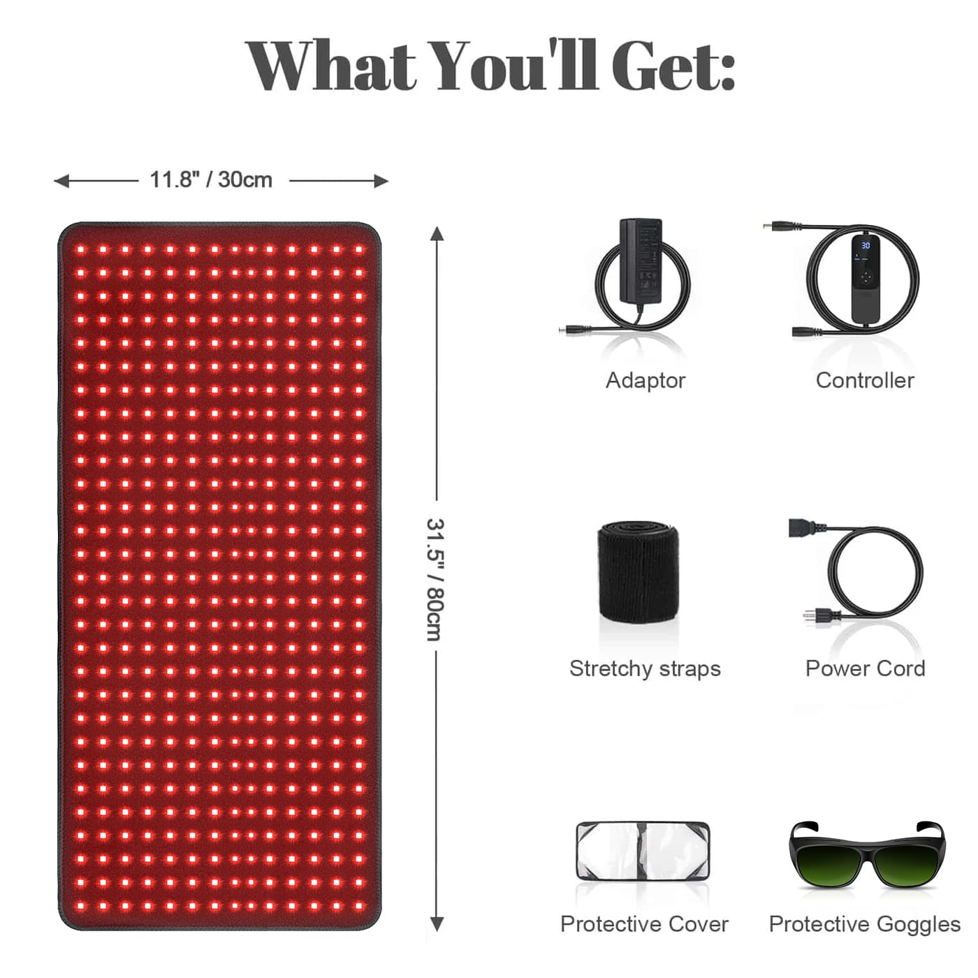 Astarexin Red and Infrared Light Therapy Mat