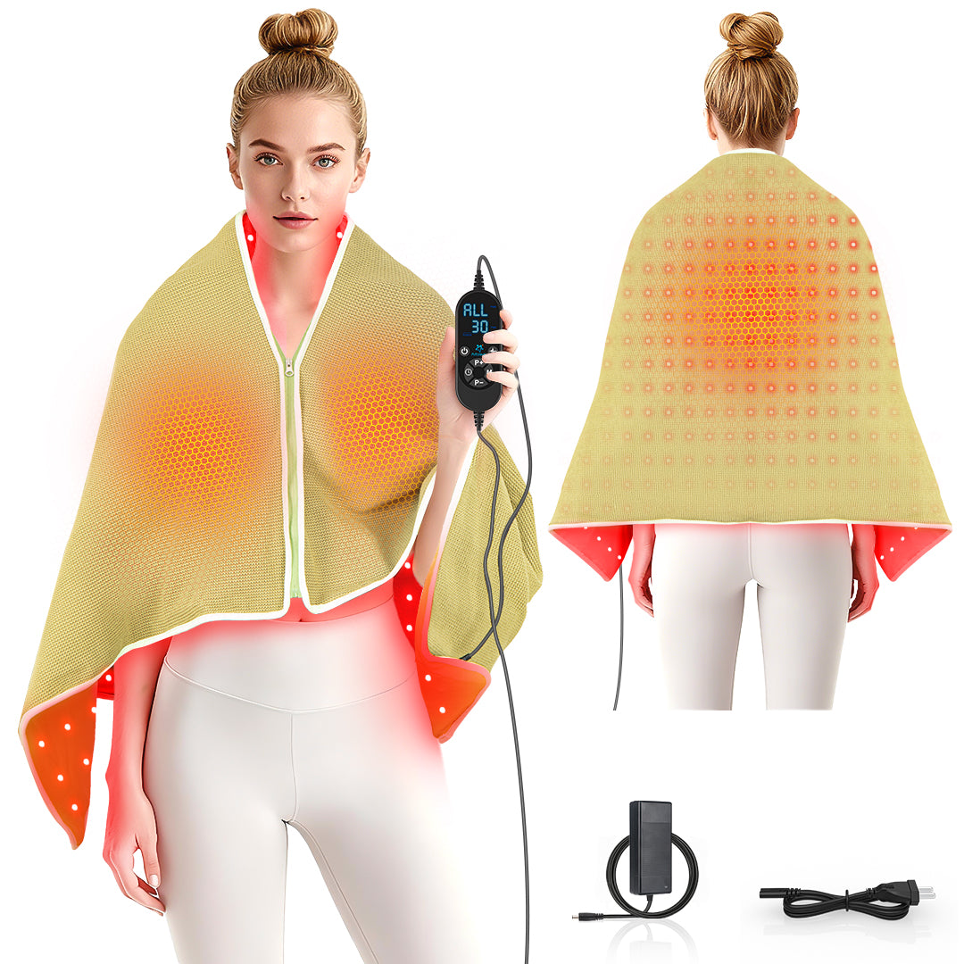 Astarexin Red and Infrared Light Therapy Mat Red Light Therapy Shawl P432