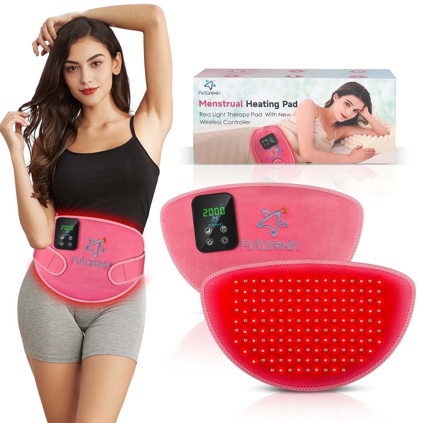 Cordless Red Light Therapy Warming Uterine Belt N4 - Astarexin