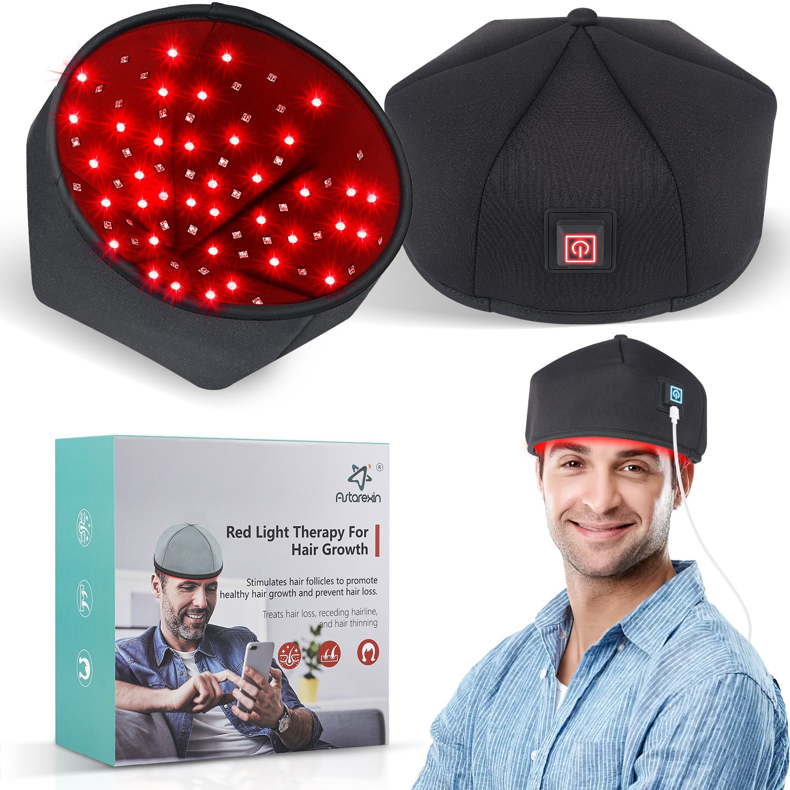 Red light hair growth Cap - Astarexin