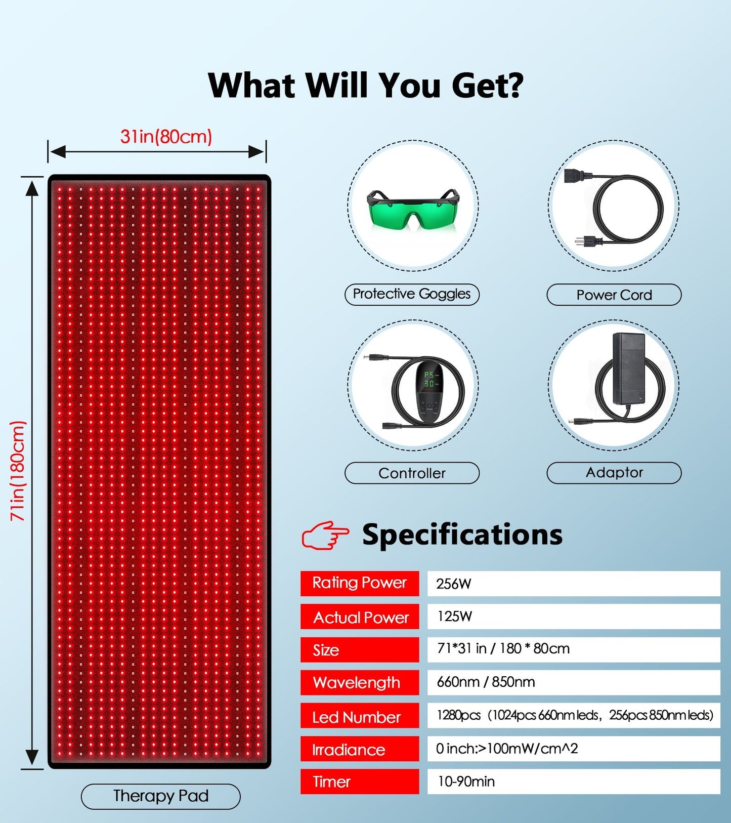 Red Light Mat 1280 - Astarexin